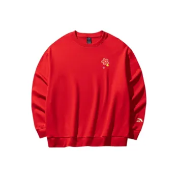 Anta Good Things Happen Sweatshirt Women's Rich Red