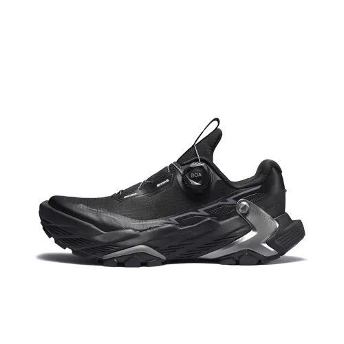 KAILAS FUGA Cushioning Anti Slip And Wear Resistant Breathable Rebound Low Top Trail Running Shoes Men's Ink Black