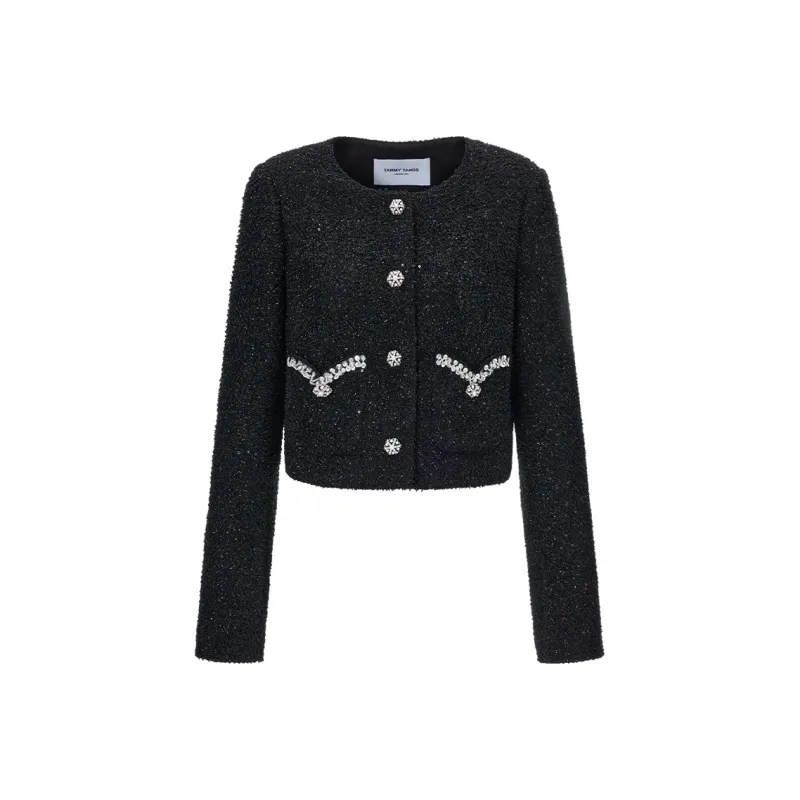 TAMMY TANGS Jackets Coats Women's Black-0