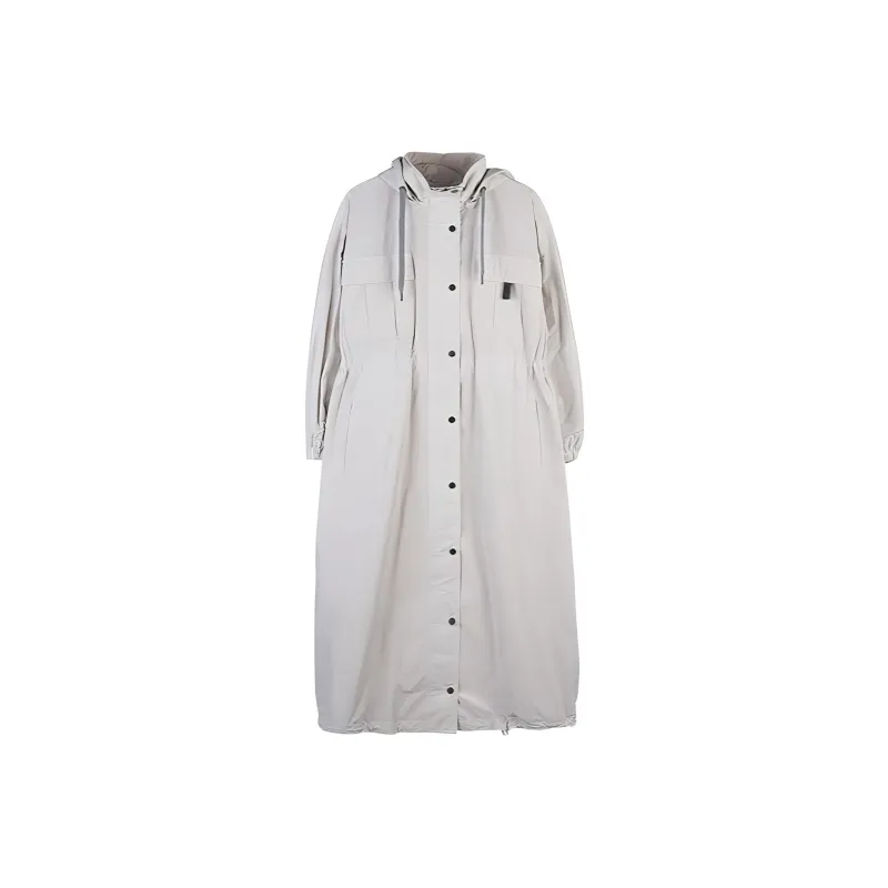 Brunello Cucinelli Jackets Coats Women's Light Gray-0