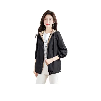 Cypress House Jacket Women's Black & Khaki Plaid