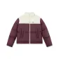 Burgundy/Cream White