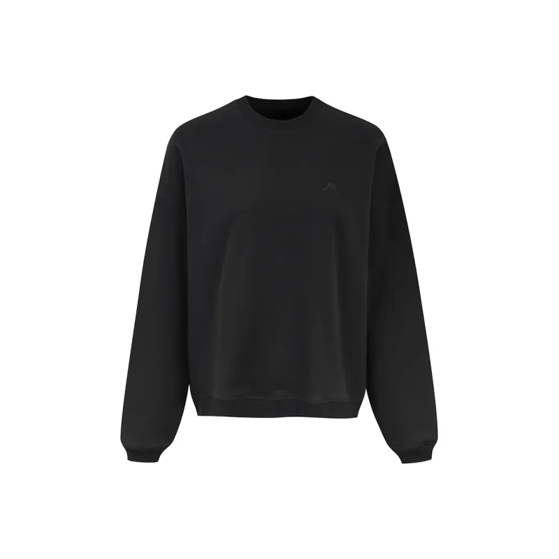 Ariseism Solid Color Crew Neck Pullover Sweatshirt Fall And Winter New Arrival Top Women's-2