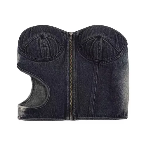 YJ1NGZYZJ Strapless Top Women's Denim