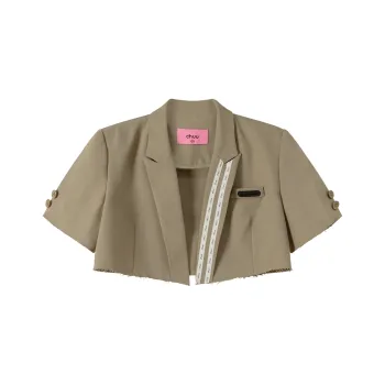 CHUU Business Suits Women's Gray Green