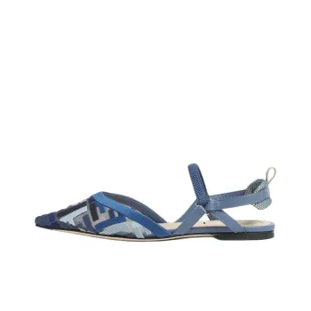 FENDI Colibrì Lite Casual Single Shoes Women's Blue