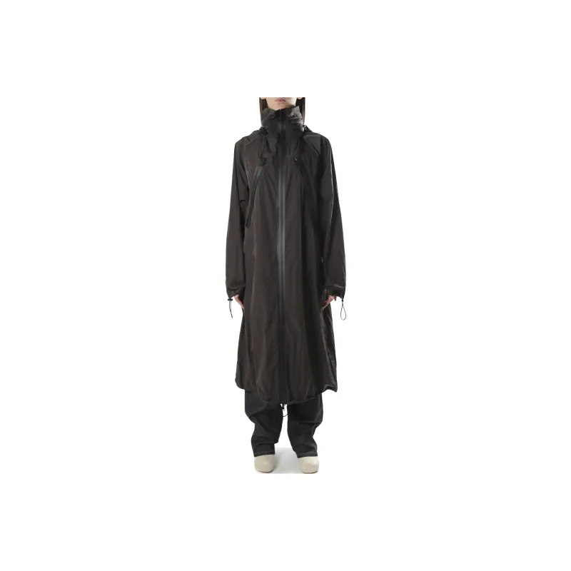 Bottega Veneta Zip Detailed Longline Coat-0