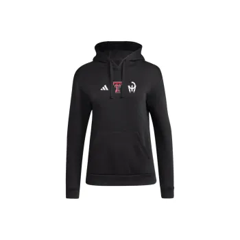 Adidas Free Shipping With AdiClub Texas Tech Fleece Hooded Sweatshirt