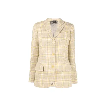 ASPESI Checked Single breasted Blazer