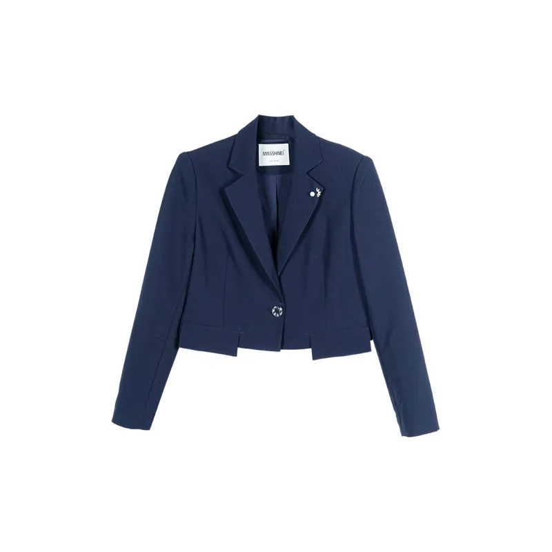 MISSSHINE Business Suits Women's Navy Blue-0