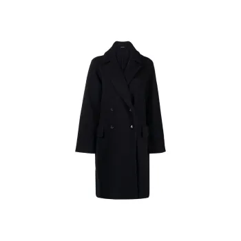 EMPORIO ARMANI FW22 Coats Women's Marine Blue