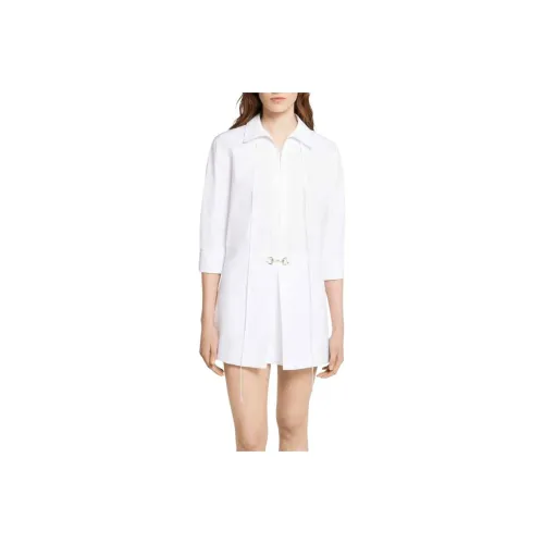 GUCCI SS25 Long Sleeved Dress Women's White
