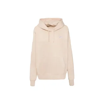 Nike Sportswear Club Women's Pullover Hoodie Plus Size Sweatshirt Women's Ecru