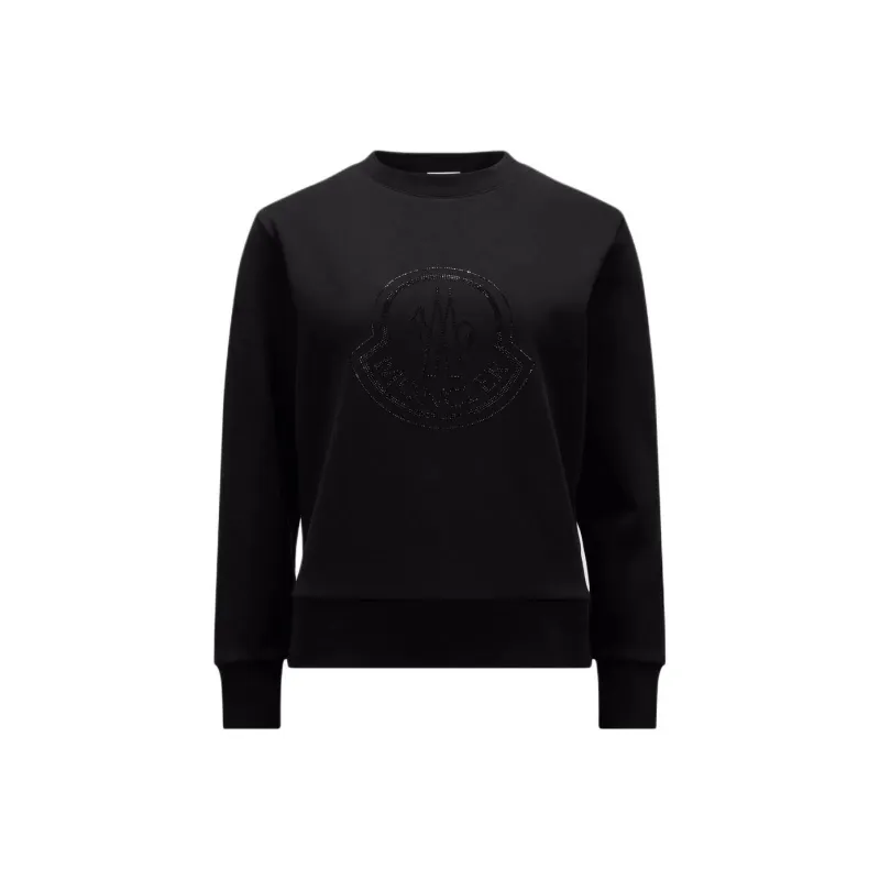 Moncler Logo Embellished Crewneck Sweatshirt-4
