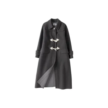 XIANGYING Coat Women's Dark Gray