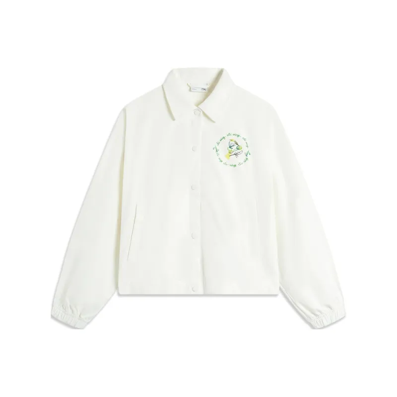 LiNing Sports Life Collection Jackets Coats Women's Ivory-0