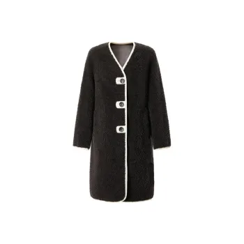JZ. ANNAKRO Coats Women's Dark Coffee