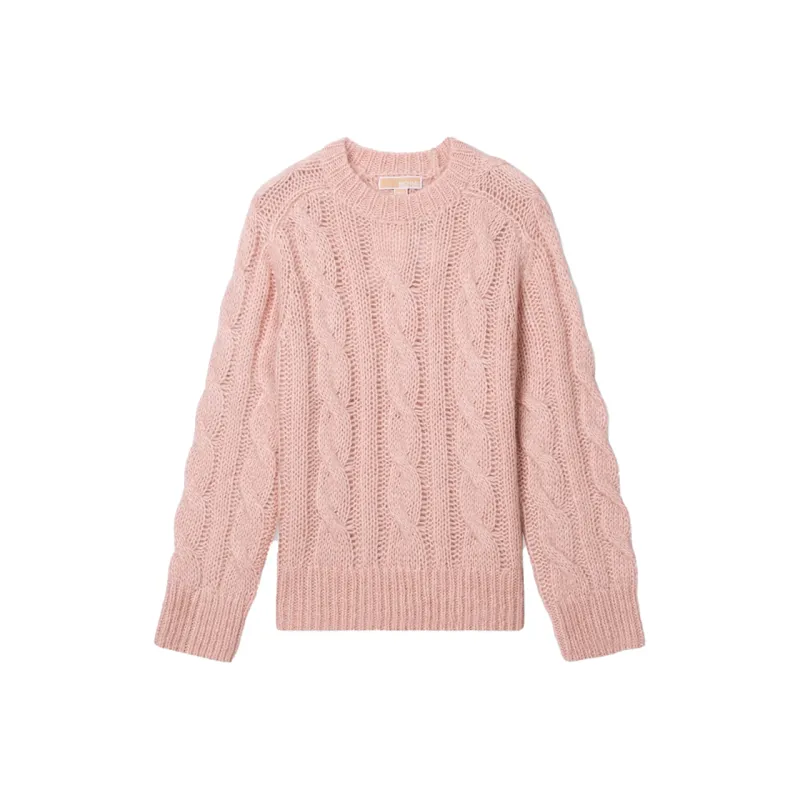 MICHAEL KORS Cable Knit Nylon And Alpaca Blend Sweater-0