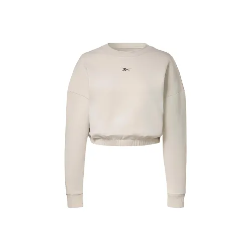 Reebok DreamBlend Cotton Midlayer Sweatshirt Sweatshirt Women's Moonstone Color