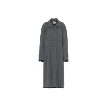 MIU MIU Prince Of Wales Check Wool Coat
