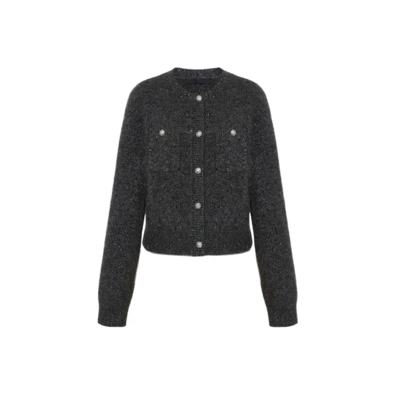 MOCO Knitwear Women's Dark Heather Gray-0
