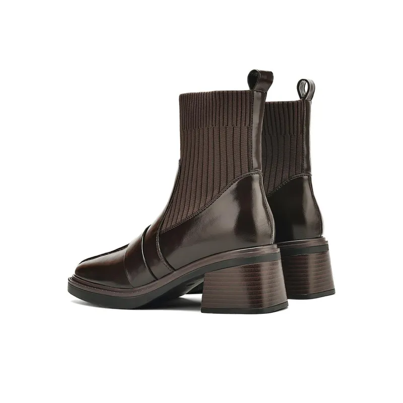 DAPHNE Ankle Boots Women's Black, Brown-5