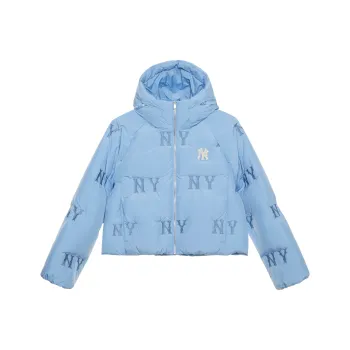 MLB MONOGRAM Collection New York Yankees FW24 Down Jacket Women's Sky Blue