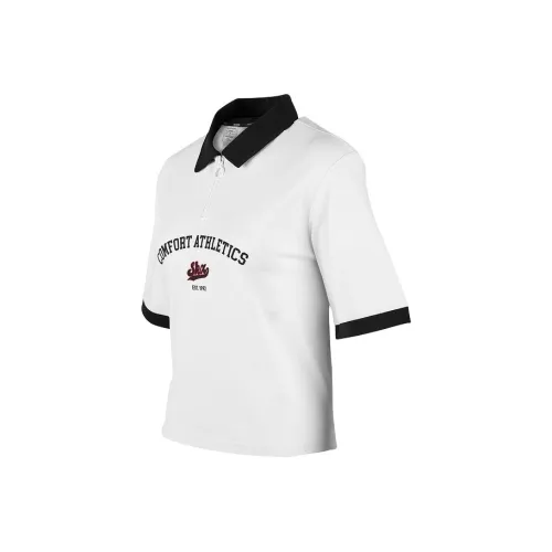 Skechers Skx Classic Sports Collection Sports Life Collection SS25 Polo Shirt Women's Bright White/0019