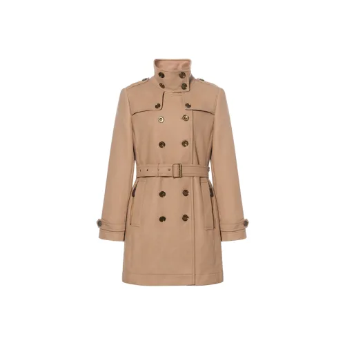 Burberry Coats Women's Camel