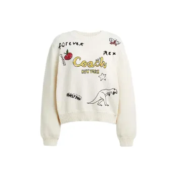 COACH SS25 Knitwear Women's Cream White