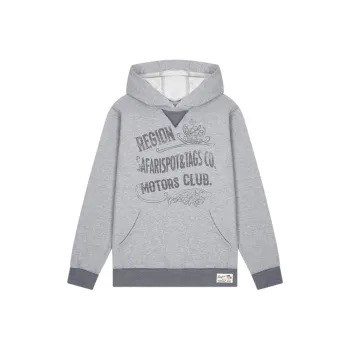 Safarispot 1/2 REGION MOTORS CLUB PUB RECIPE HOODIE Sweatshirt Women's GRAY/Gray