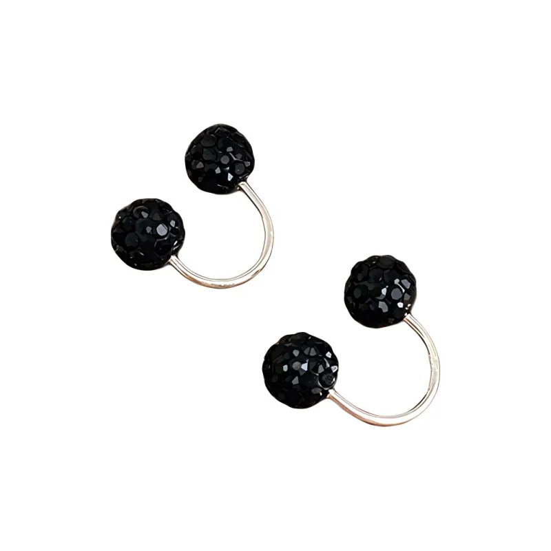 AAJF S999 Fine Silver Stud Earrings Women's-5