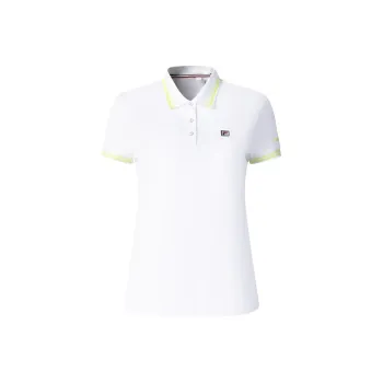 FILA Athletics Tennis Short Sleeved POLO Women's Jade White