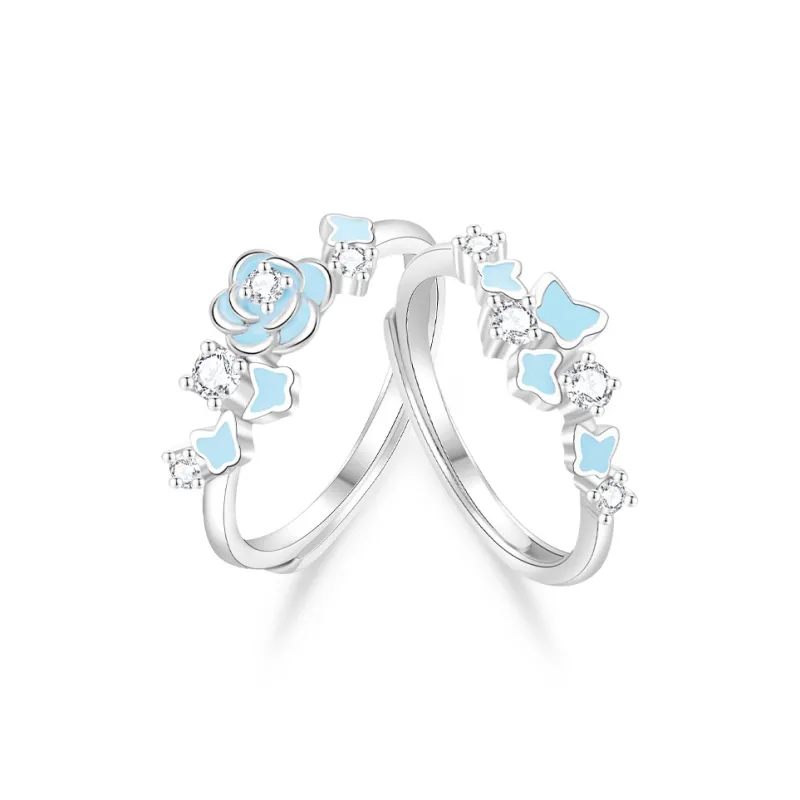 Lao Feng Xiang S925 Silver Rings Unisex-4