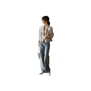 XWI Jackets Coats Women's Silver Apricot Gray