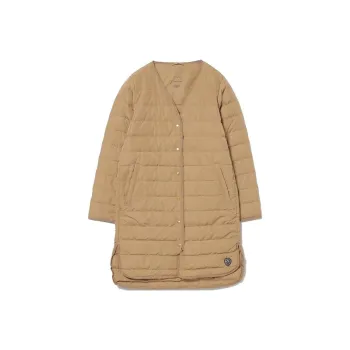 Beams HEART Down Jacket Women's Light Brown