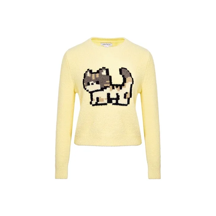 URBAN REVIVO Knitwear Women's Light Yellow-0