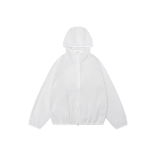 ZNZX Jackets Coats Women's Glow In The Dark White