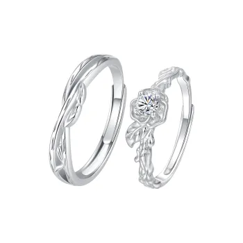 SEVEN COOK 999 Fine Silver Rings Unisex
