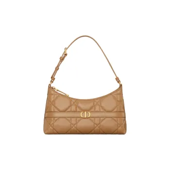 DIOR Miss Caro Sheepskin Water Dumpling Bag, Handbag, Shoulder Bag Mini Women's Light Gold