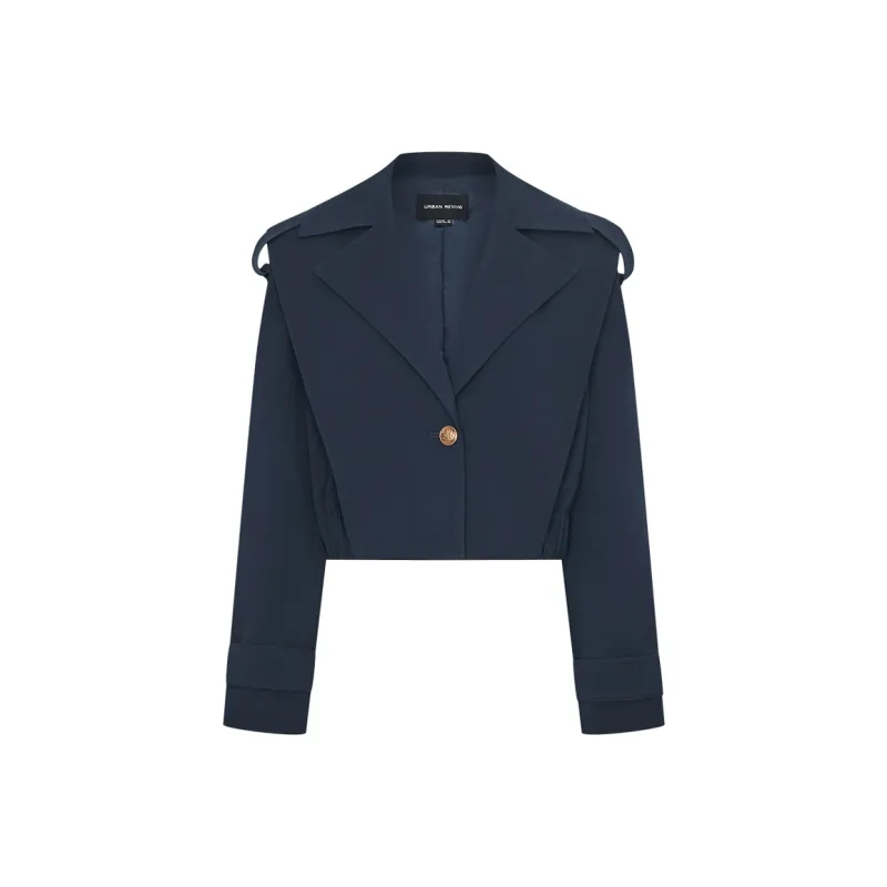 URBAN REVIVO Jacket Women's Indigo-0