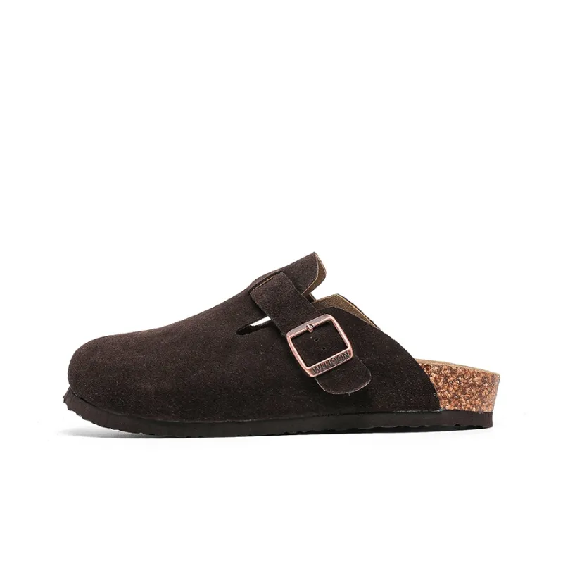 LUOMAIKE Slip Resistant Quiet Closed Toe Slippers Unisex-5