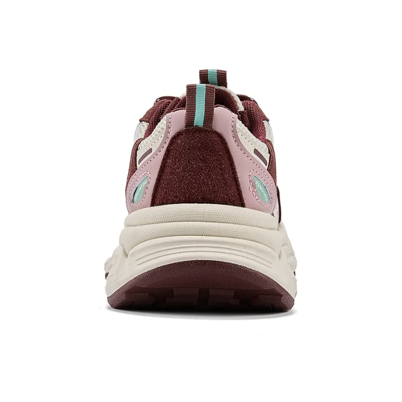 La Chapelle Cushioning, Slip Resistant, And Breathable Low Top Chunky Sneakers Women's Red-3