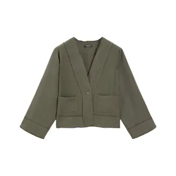 Massimo Dutti Jackets & Coats Women's Dark Green