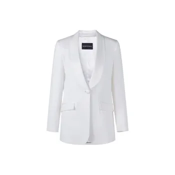 EMPORIO ARMANI Single breasted Blazer In Envers Satin