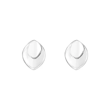 AAJF S999 Fine Silver Stud Earrings Women's