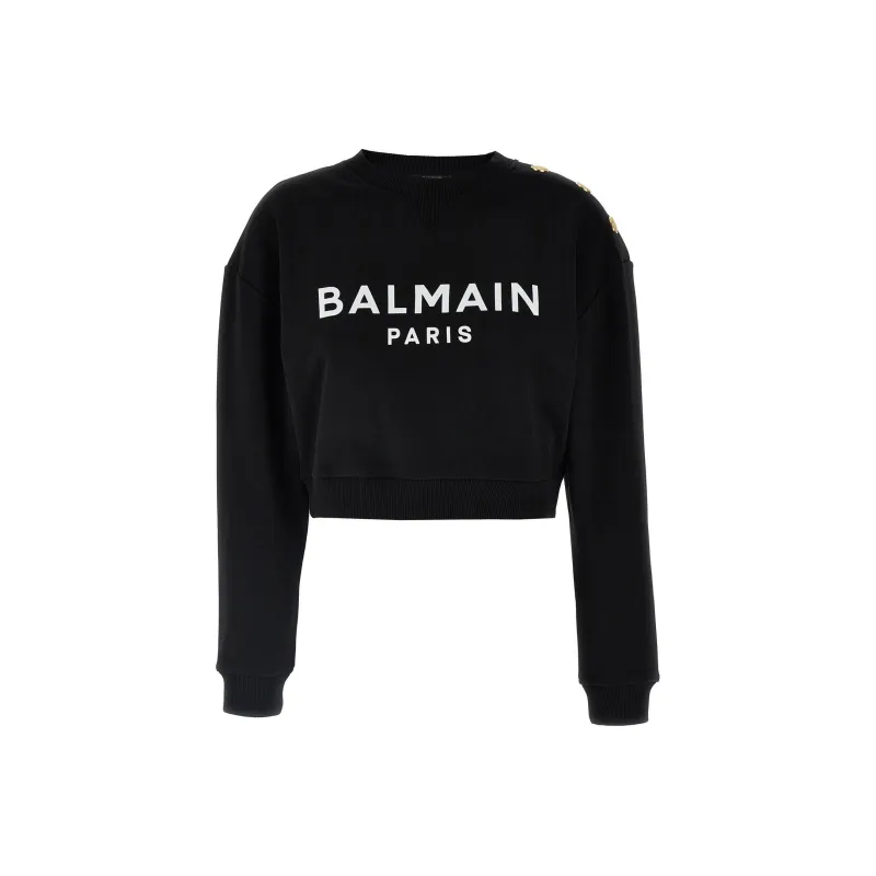 BALMAIN Logo Printed Sweatshirt-0