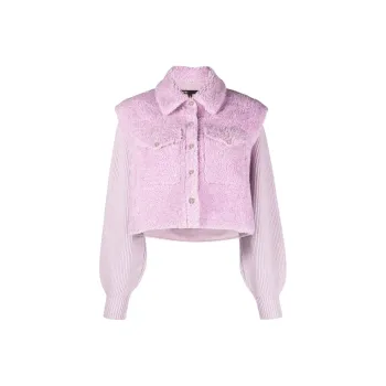 Maje Jacket Women's Light Purple