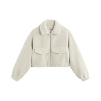 Hollister Jackets Coats Women's Cream
