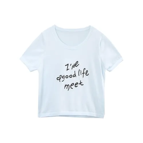 A Paradise For Awakening T Shirt Women's Blue